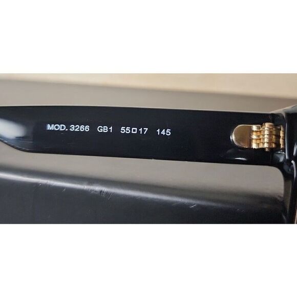 New Authentic Versace 3266 GB1 Eyeglasses Black 55-17 145 - Picture 7 of 7